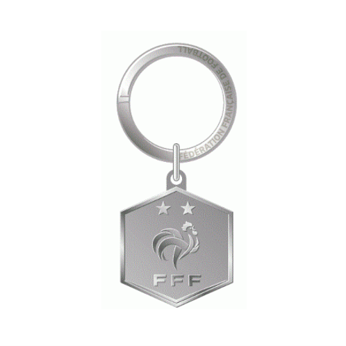 FFF - Schlüsselanhänger Logo Metall Silber