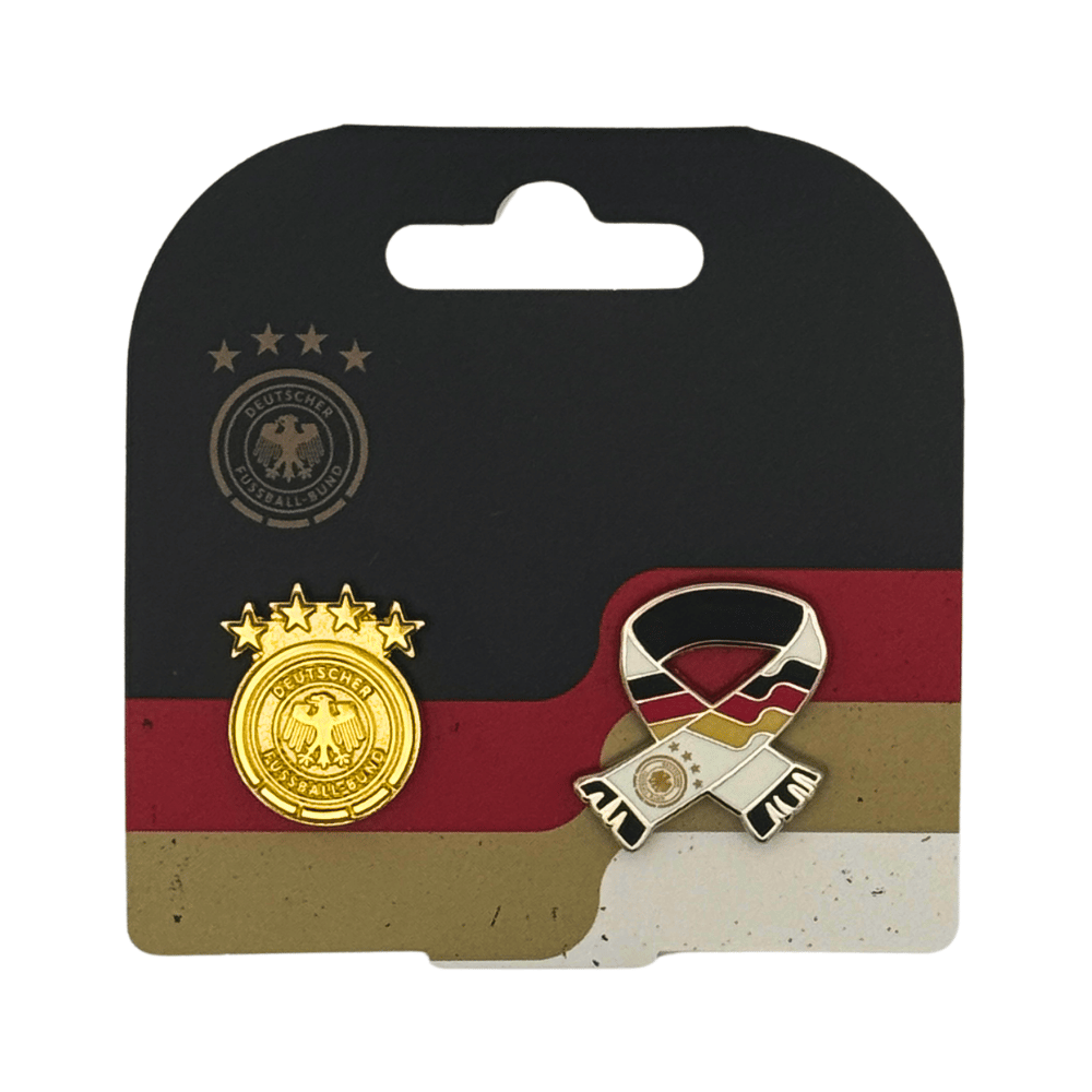 Offizielles Pinset der Deutsche Nationalmannschaft, Logo & Schal