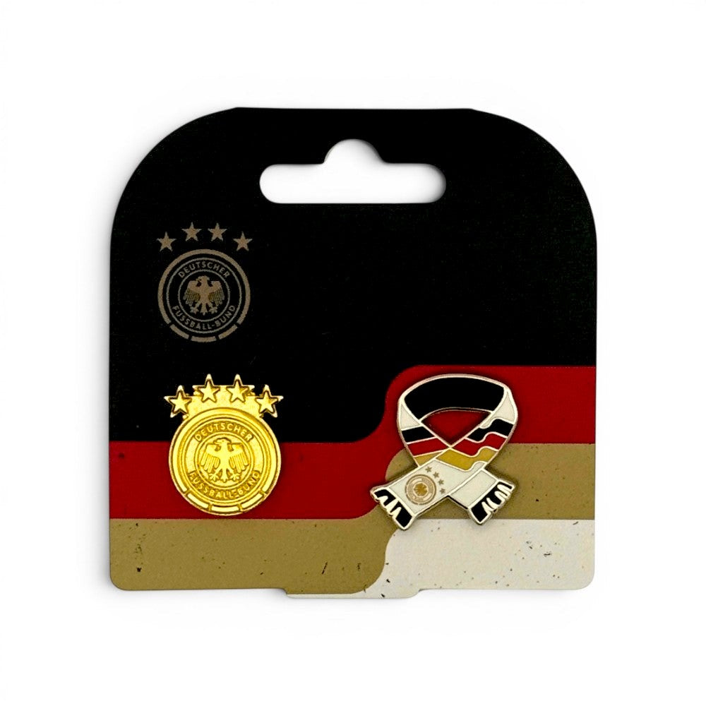 Offizielles Pinset der Deutsche Nationalmannschaft, Logo & Schal