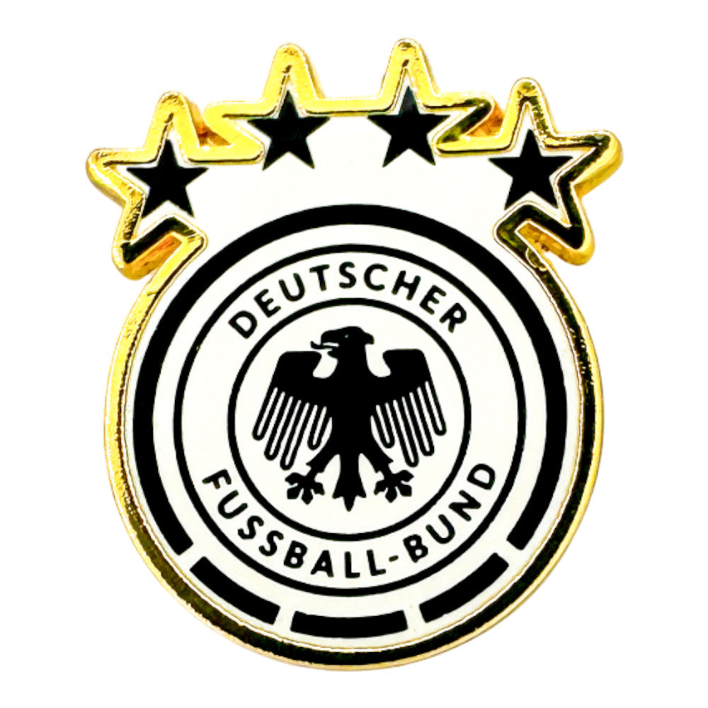 Offizieller DFB Pin Logo in Schwarz-Weiß – lizensierter Fußball Fanartikel