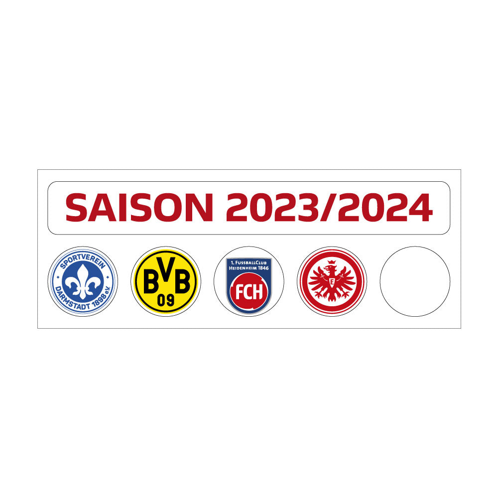 Bundesliga Magnettabelle - Update-Set (Saison 2023/24)