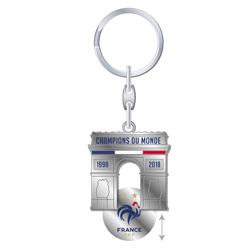 FFF - Schlüsselanhänger "Arc de Triomphe" mit Chip (1998 & 2018)