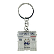 Official FFF keychain Arc de Triomphe "Champions du monde" 