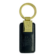 FFF - Keyring Black Leather
