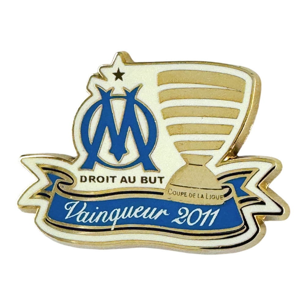 Olympique de Marseille - Pin Badge Vintage "Champions Coupe de la Ligue 2011"