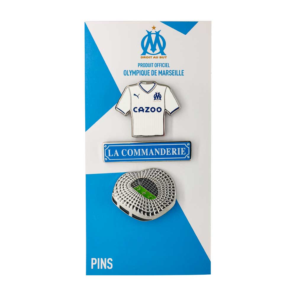 Olympique Marseille – 3er Pin-Set Trikot (Saison 2022/23)