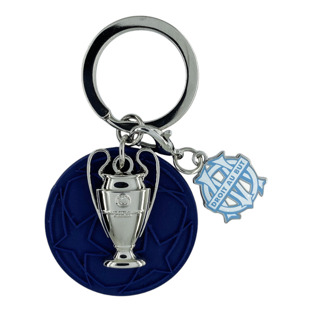 UEFA Champions League - Schlüsselanhänger PVC mit 2D-Pokalclip & OM-Tag