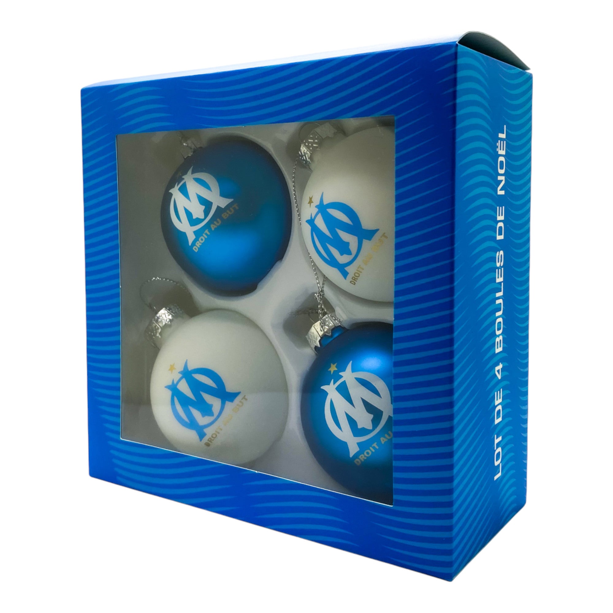 Olympique de Marseille - Christmas Bauble Set of 4