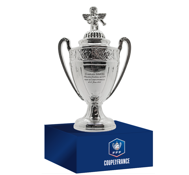 Coupe de France – Pokal auf Acrylsockel (150 mm)