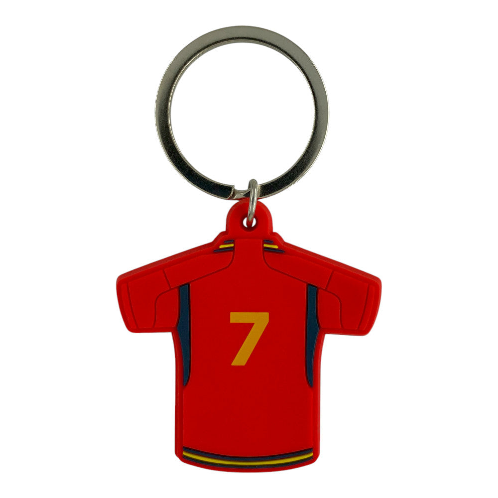 RFEF - Schlüsselanhänger Heimtrikot Nummer 7 (Saison 2022/23)