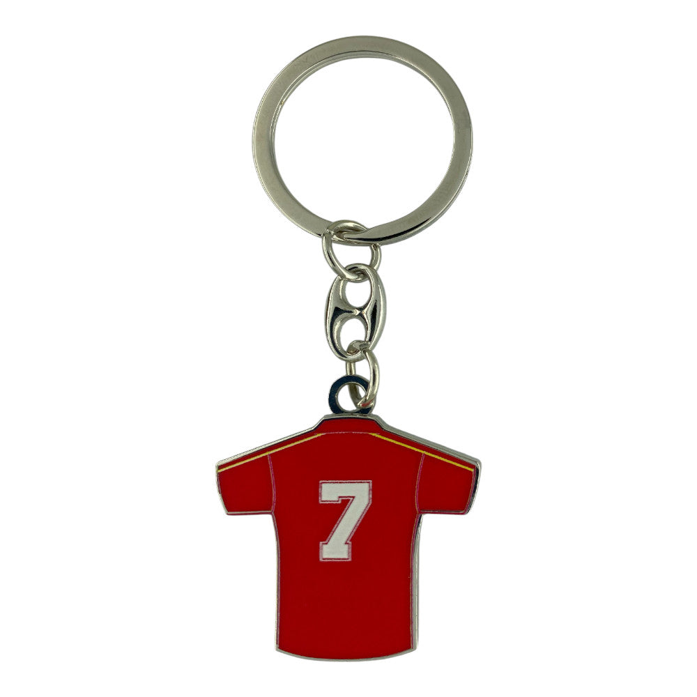 RFEF – Schlüsselanhänger Metall Heimtrikot Nummer 7 (1982) | Vintage