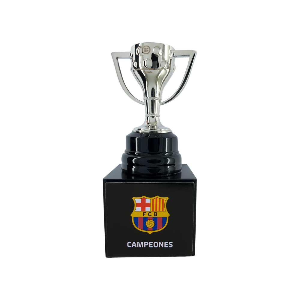 La Liga – Pokal auf Holzsockel Barcelona-Edition (45 mm)