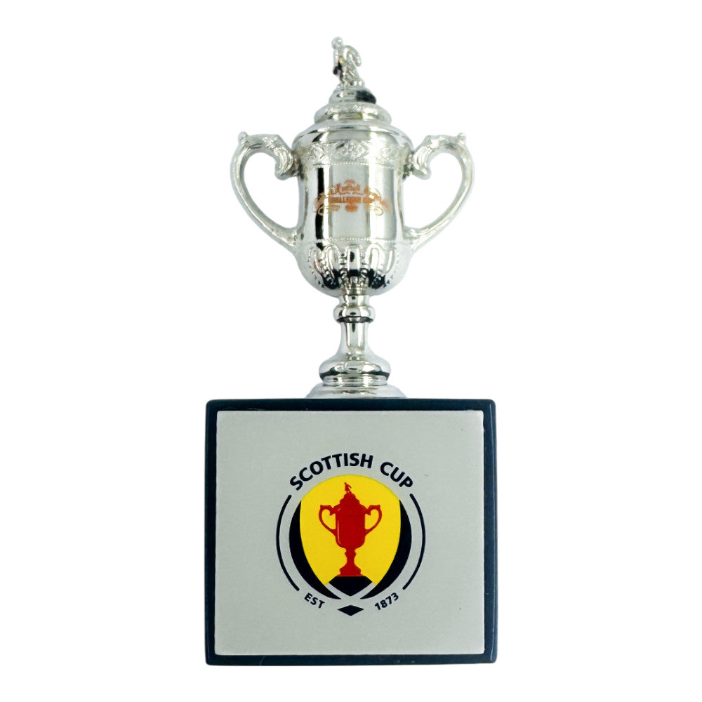Scottish Cup - Trophy Replica on Wooden Pedestal (45 mm)
