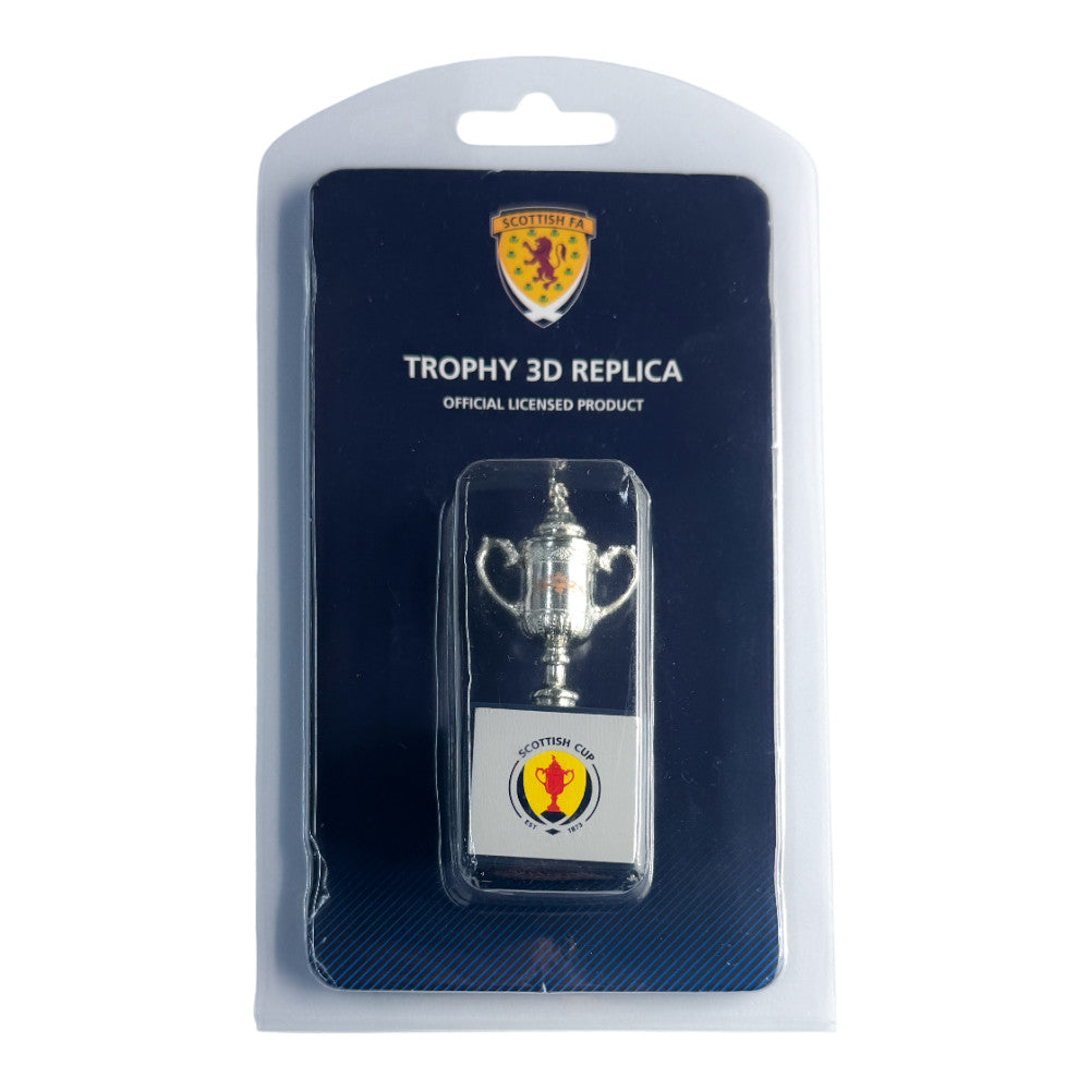 Scottish Cup - Trophy Replica on Wooden Pedestal (45 mm)