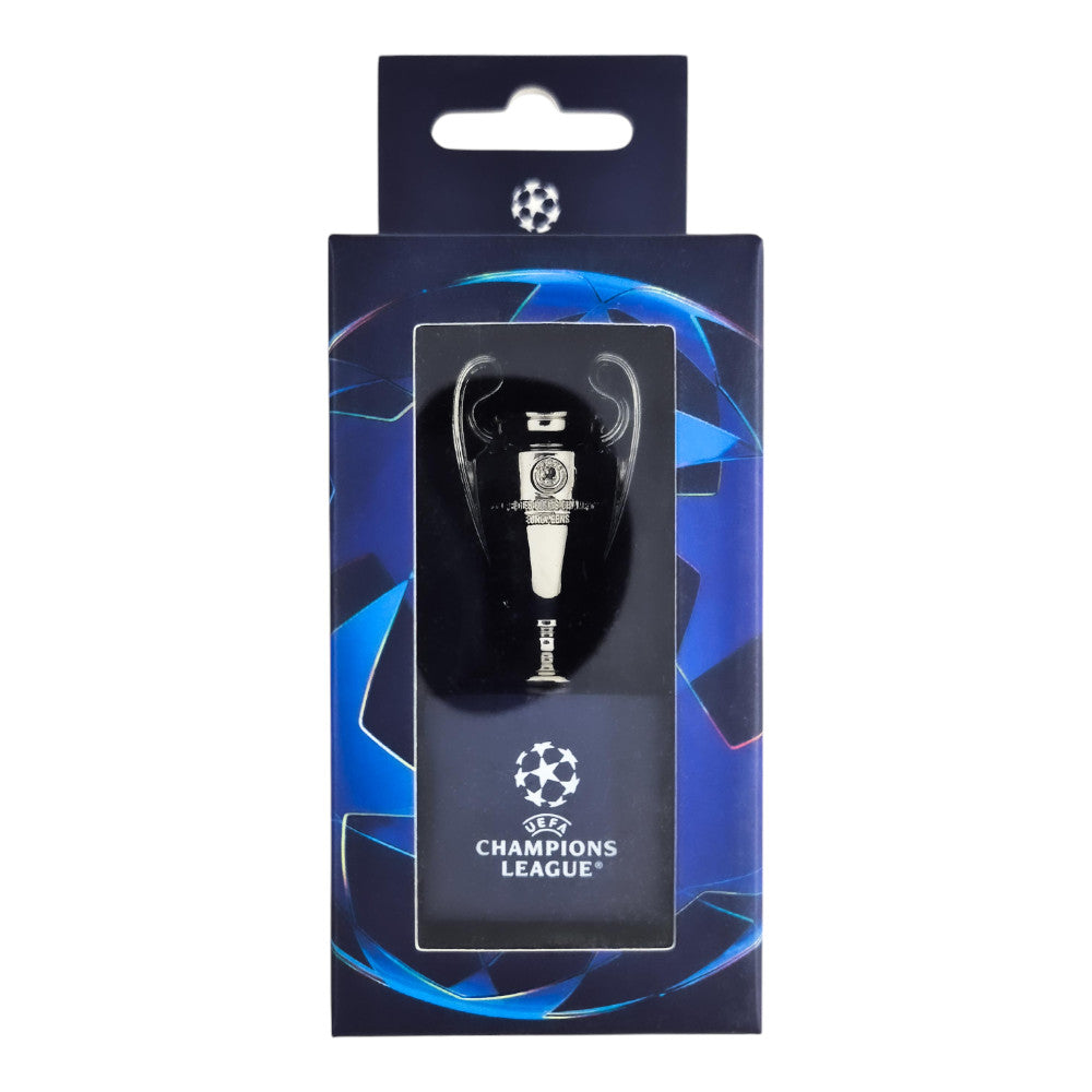 UEFA Champions League - Trophy Replica on Wooden Pedestal (45mm