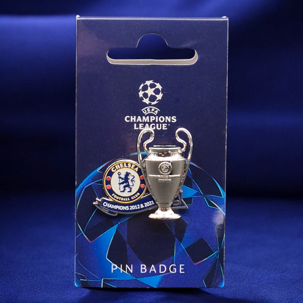 CFC – UEFA Champions League Pin Logo mit 2D-Pokal