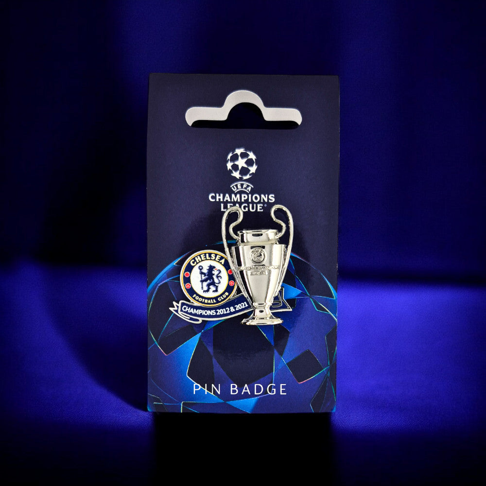 CFC – UEFA Champions League Pin Logo mit 2D-Pokal