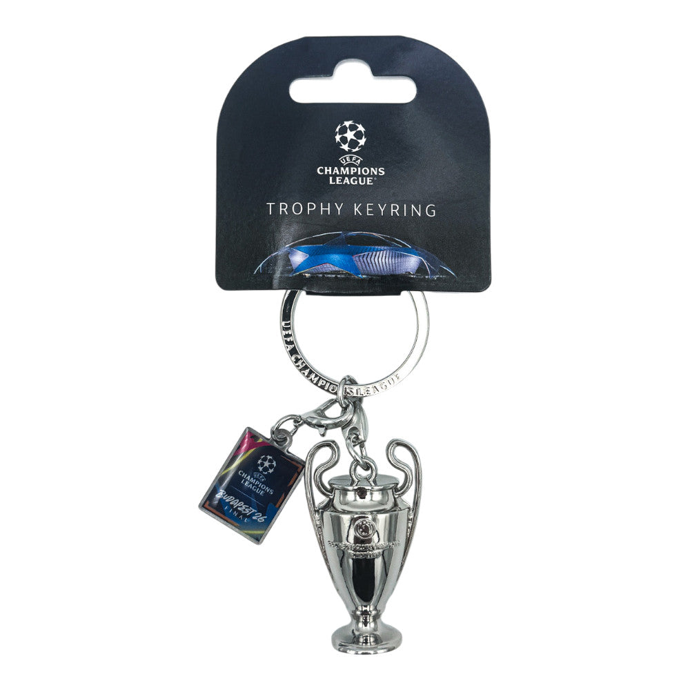 UEFA Champions League - Keyring Trophy "Budapest 26 Final"