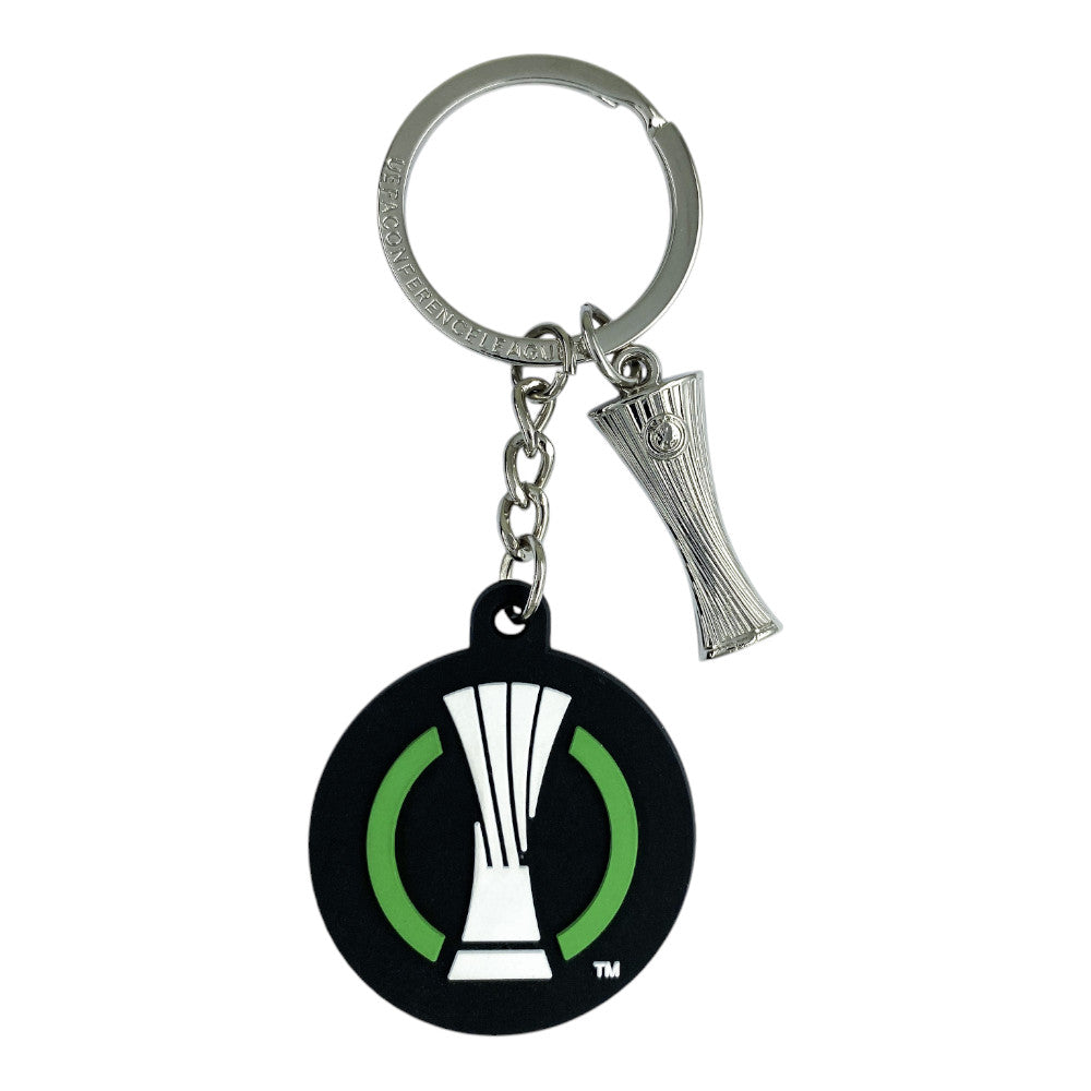 UEFA Conference League - Keyring Logo PVC with 2D Trophy Tag