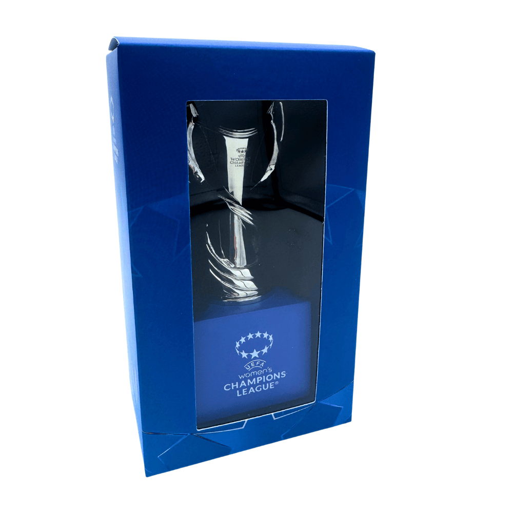 UEFA Women‘s Champions League - Trophy Replica on Wooden Pedestal (70 mm)