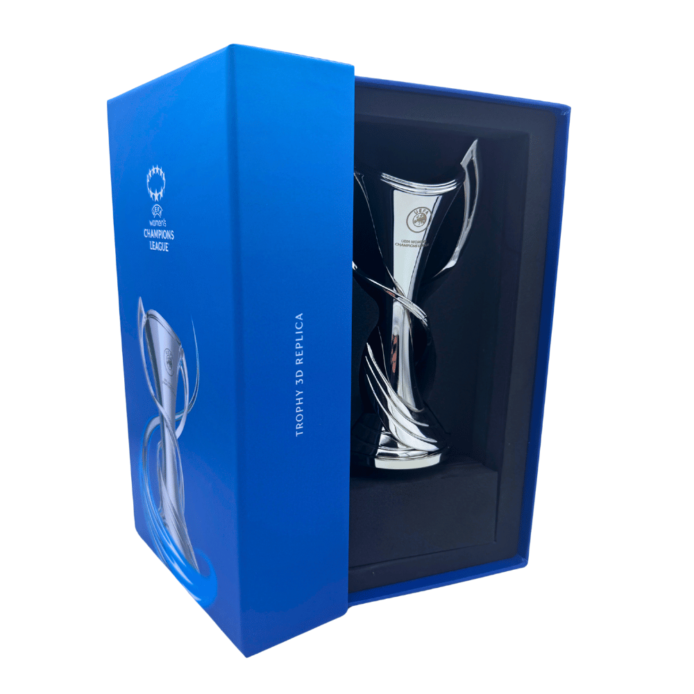 UEFA Women's Champions League Trophy Replica 150 mm packed in Premium Box, official licensed | Am Ball