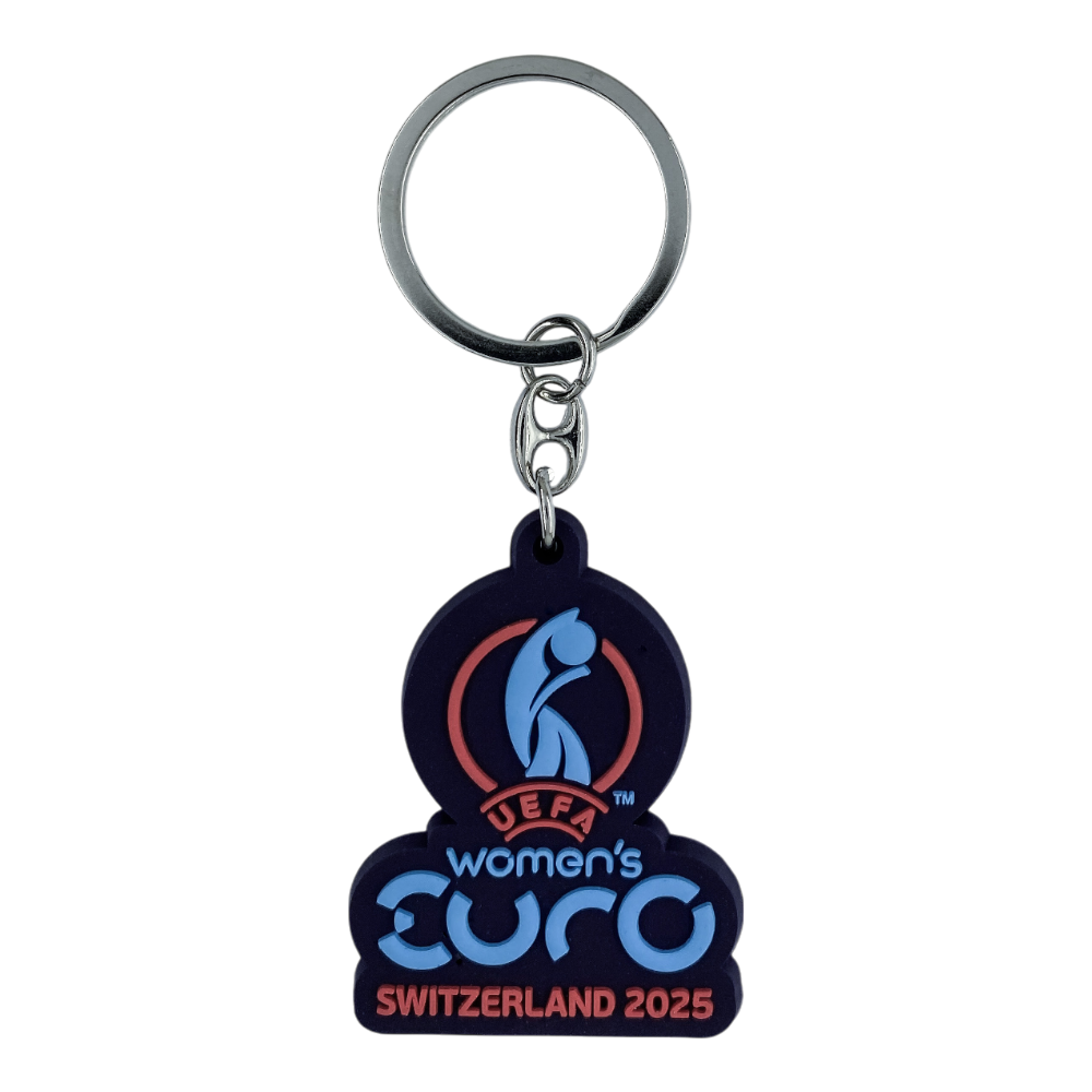 UEFA Women's EURO 2025 – Schlüsselanhänger Logo PVC
