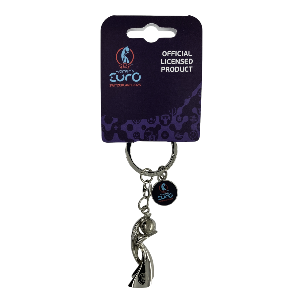 UEFA Women's EURO 2025 - Schlüsselanhänger Pokal mit Event-Tag