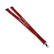 Am Ball 1. FC Nürnberg Lanyard in Rot und Weiß mit Vereinslogo und Schriftzug