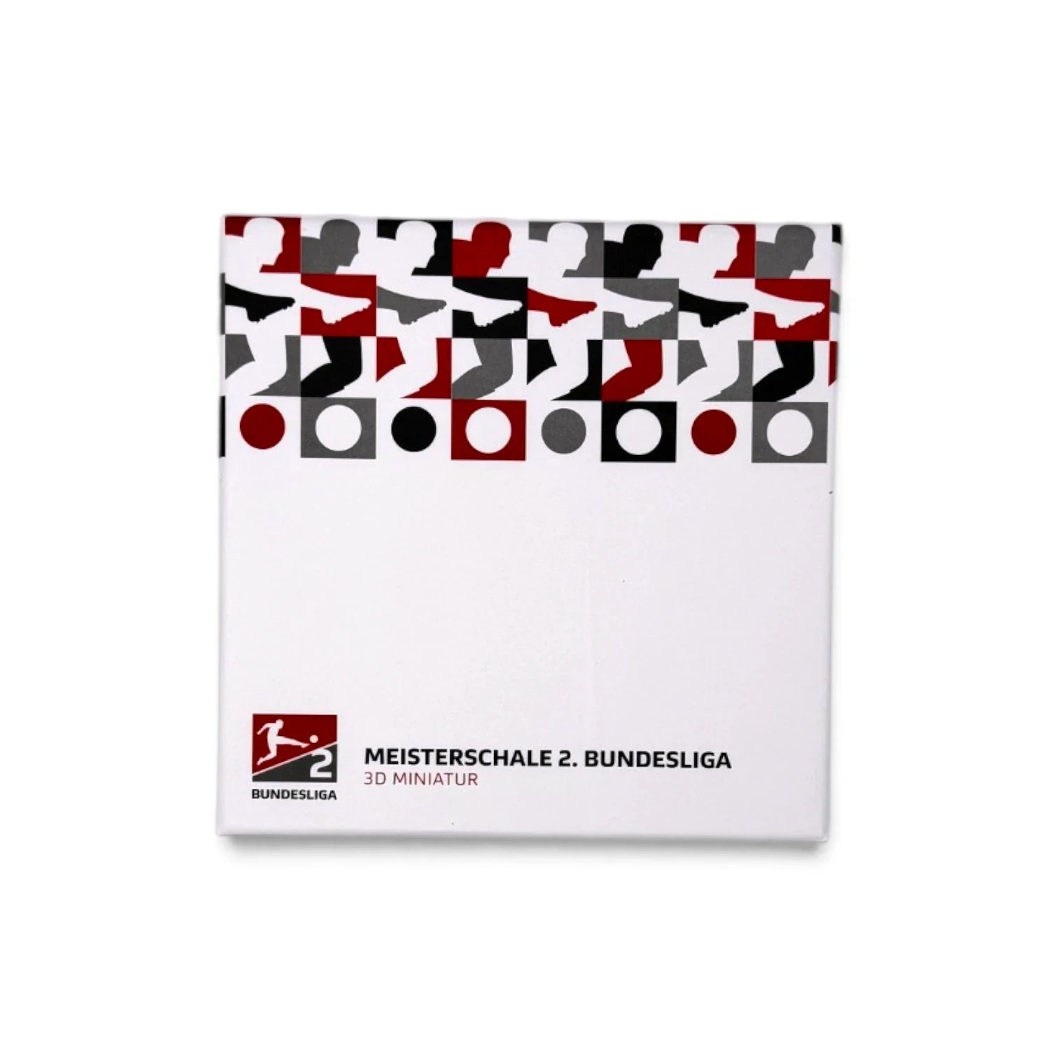 Am Ball 2. Bundesliga Meisterschale 70mm Miniatur in Acryl-Display mit FC Schalke 04 Gravur 2026