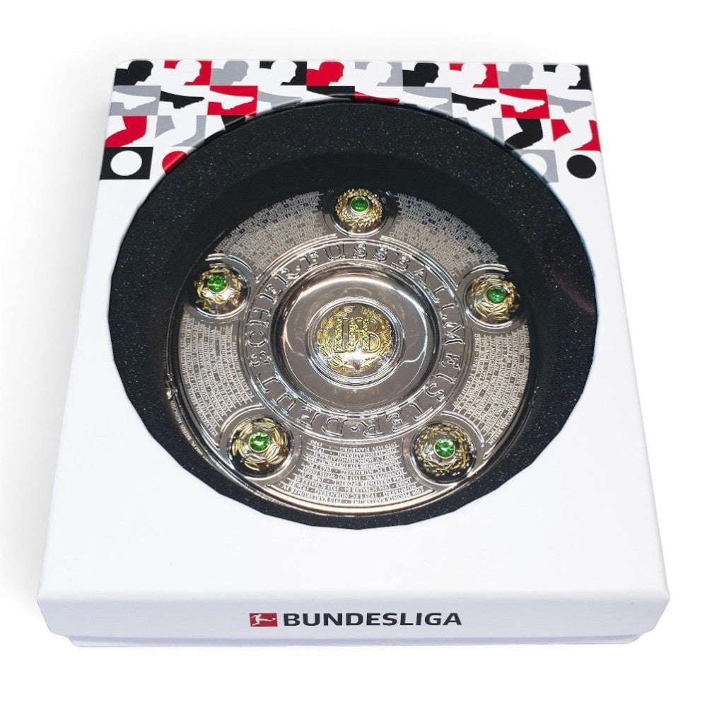 Am Ball Bundesliga Meisterschale Acryl-Display 150 mm mit FC Bayern München Gravur, Saison 2025/26