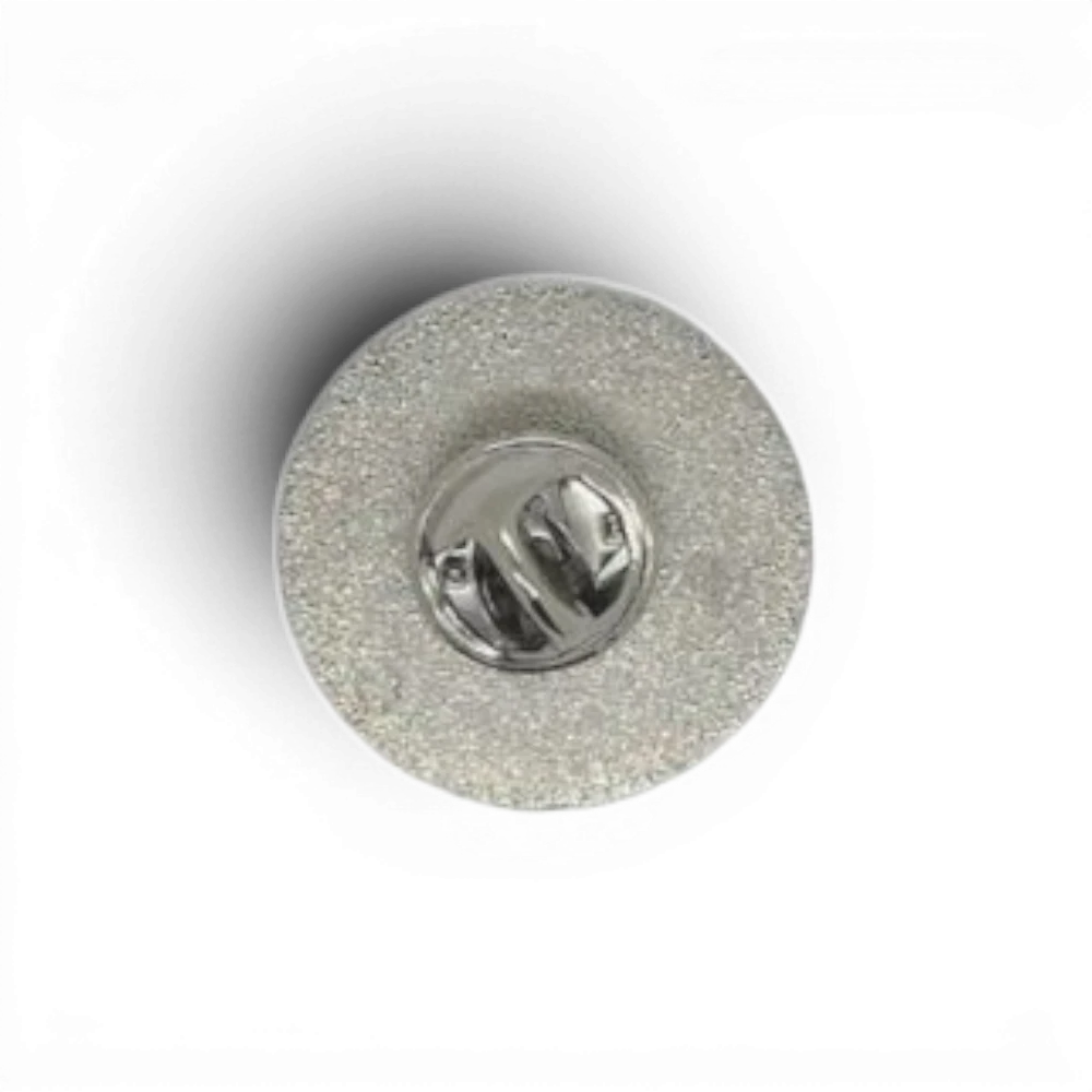 Am Ball Bundesliga Pin Badge Adidas Torfabrik 2015/16 Saison, Zamak, silberfarben, rund, mit Nadelverschluss