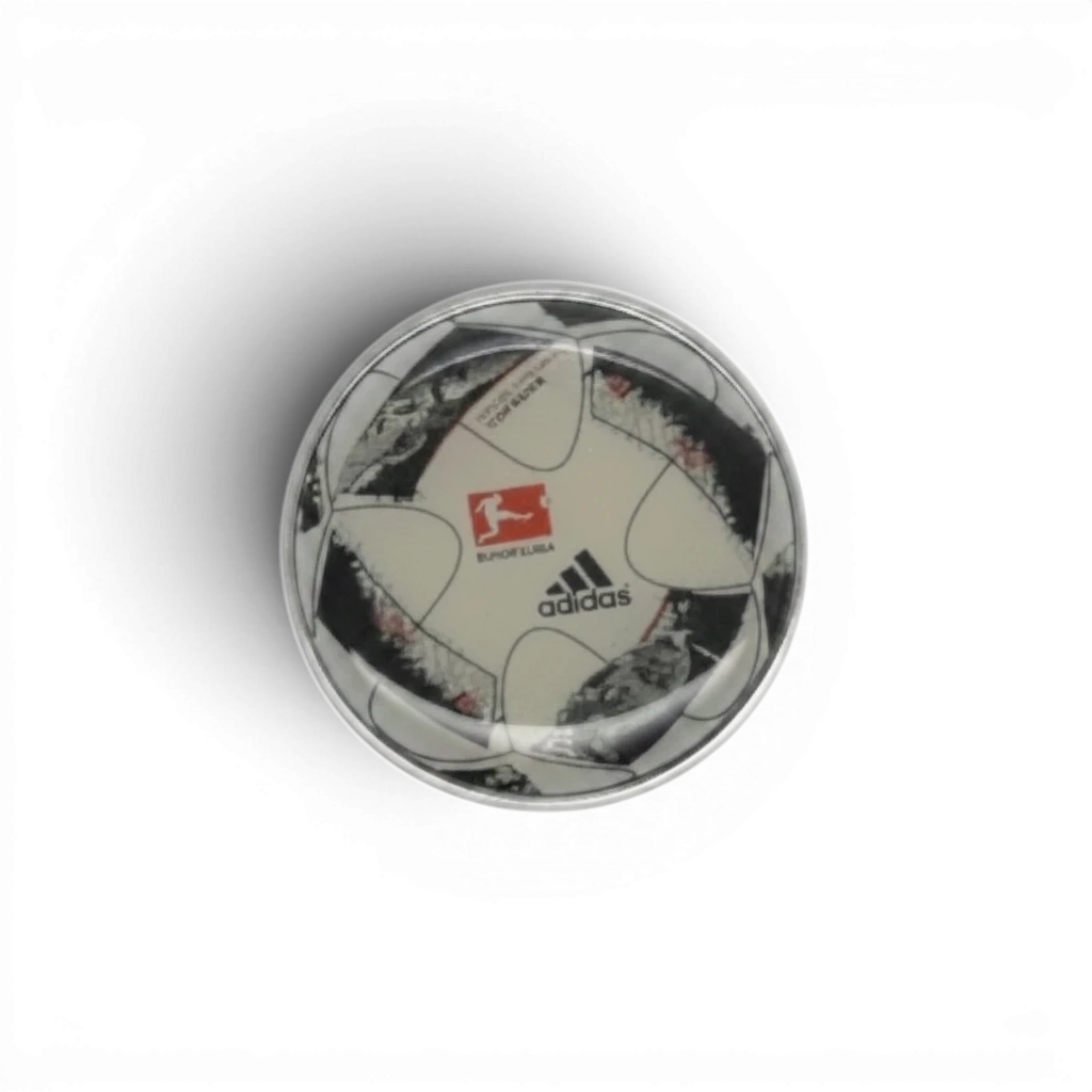 Am Ball Bundesliga Pin Badge mit Adidas Torfabrik Ball Design, Saison 2016/17, aus Zamak
