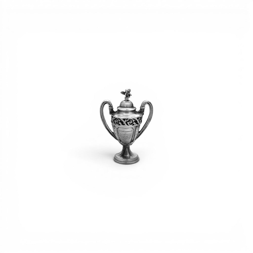 Am Ball Coupe de France Trophäen-Nachbildung aus Zamak, 30 mm Miniatur-Sammlerstück für Fußballfans