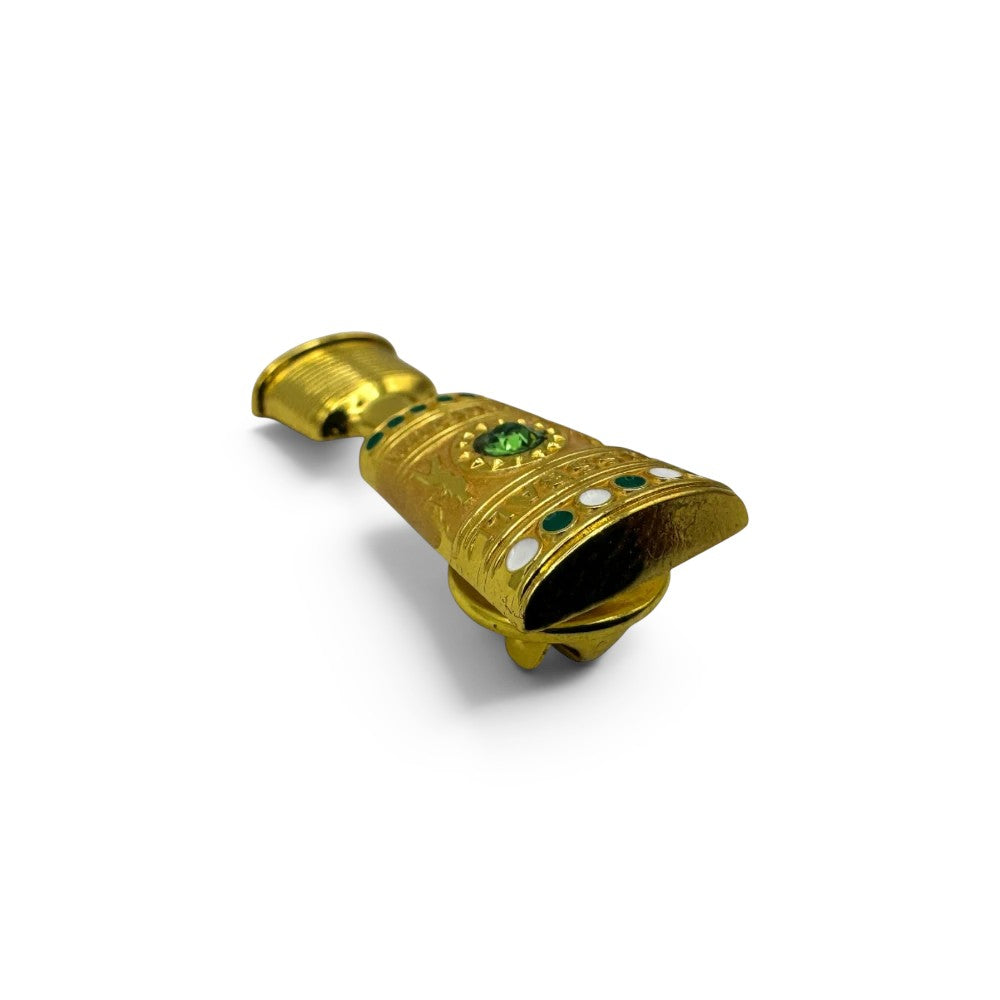 Am Ball DFB-Pokal Pin-Anstecker Pokal-Miniatur in Gold mit grünen und weißen Details, Zamak