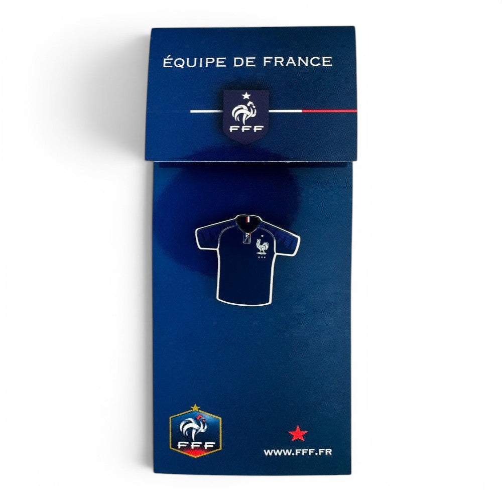 Am Ball FFF Pin Badge Jersey Home 2018/19, dunkelblau, Zamak und Emaille, mit Hahn-Logo