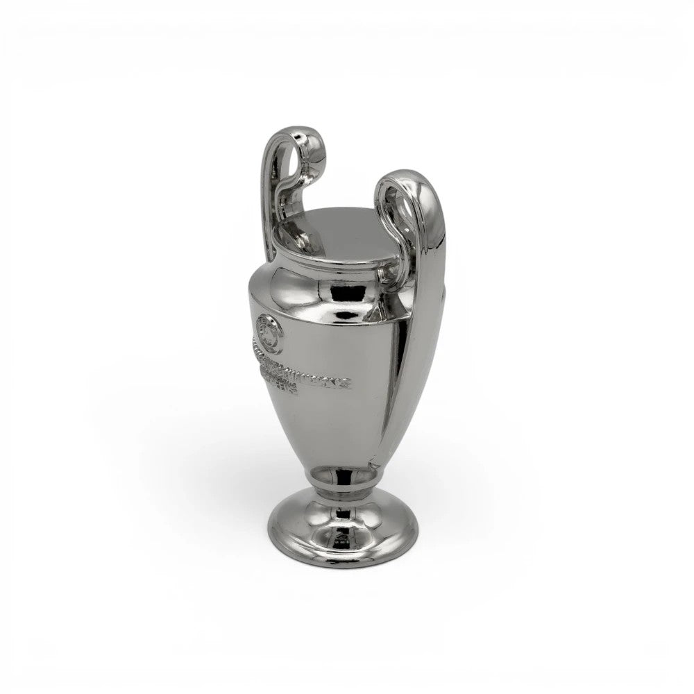 Am Ball UEFA Champions League Pokal-Replik aus Zamak, 80 mm, silberfarben, für Sammler