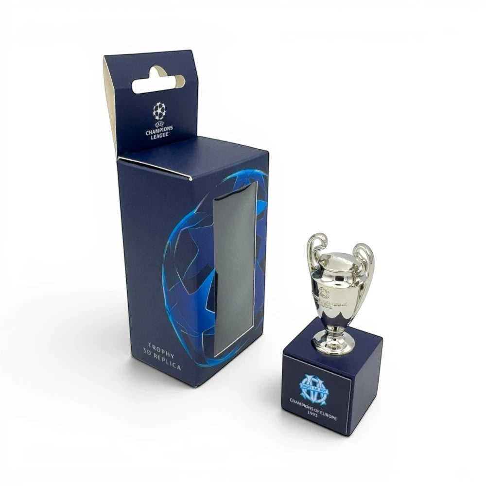 UEFA Champions League - Trophy Replica on Wooden OM Pedestal (45mm