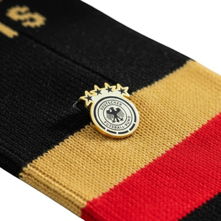 DFB Ansteckpin Logo schwarz-weiß aus Metall – offizielles Lizenzprodukt des DFB