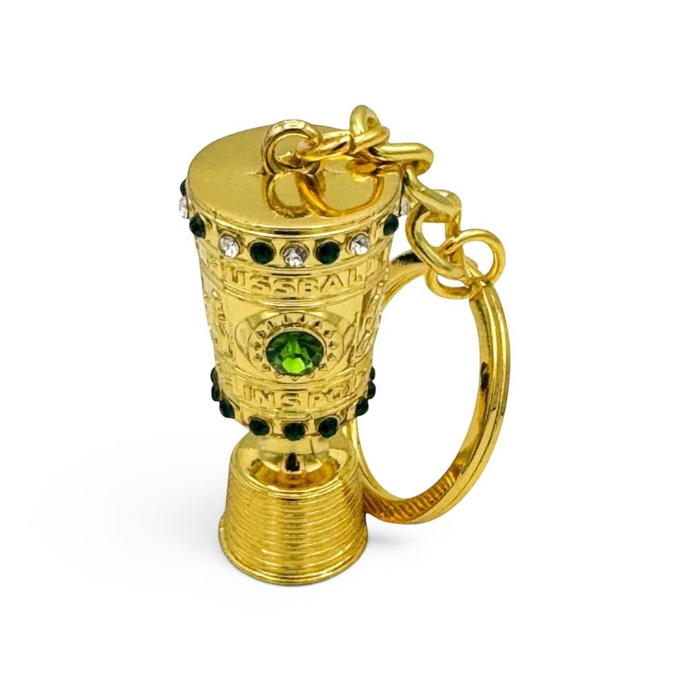 Durable Metal Ring and Chain Detail - High-Quality DFB-Pokal Fan Accessory