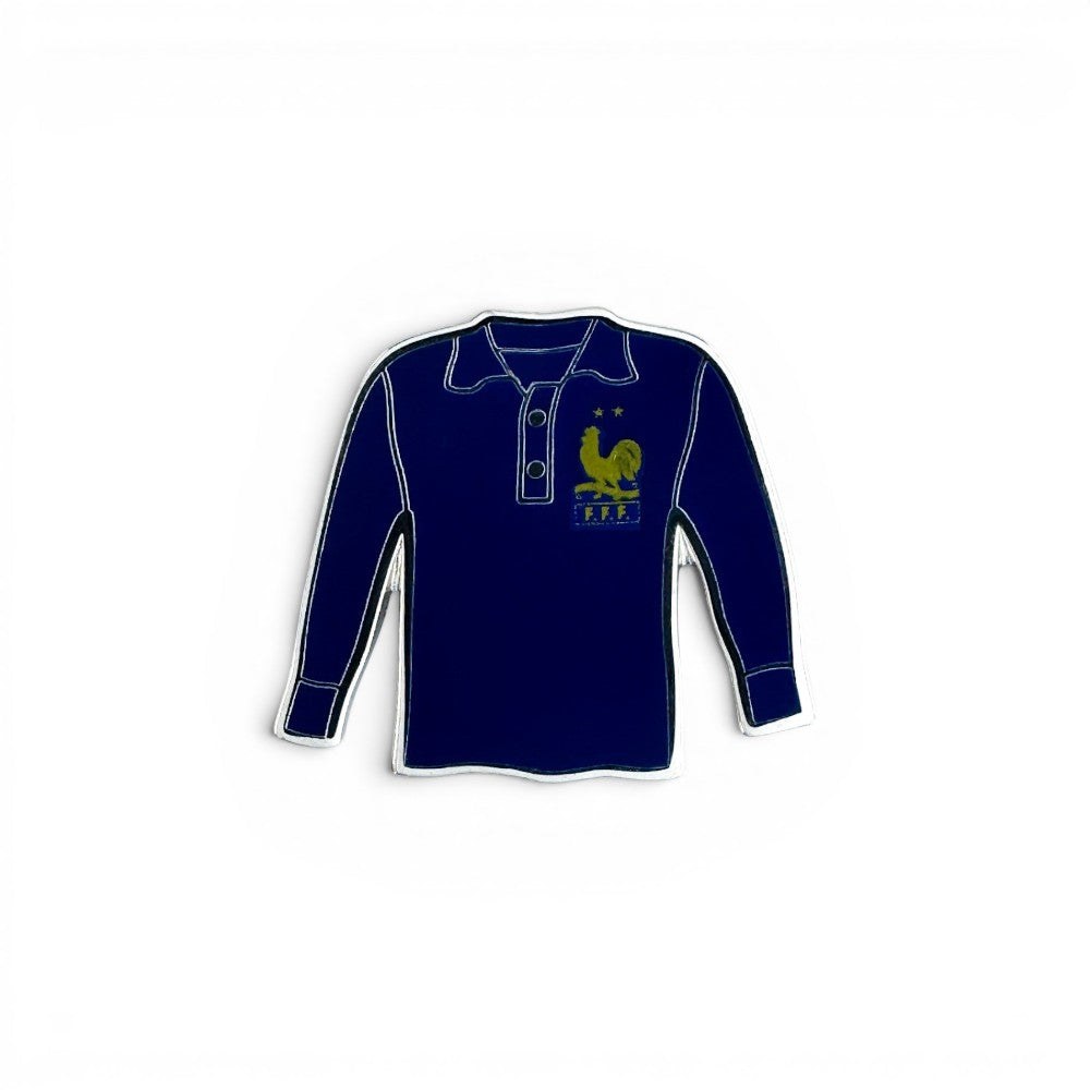 FFF Pin Badge Jersey Langarm 100 Jahre Jubiläum, dunkelblau mit Hahn-Logo
