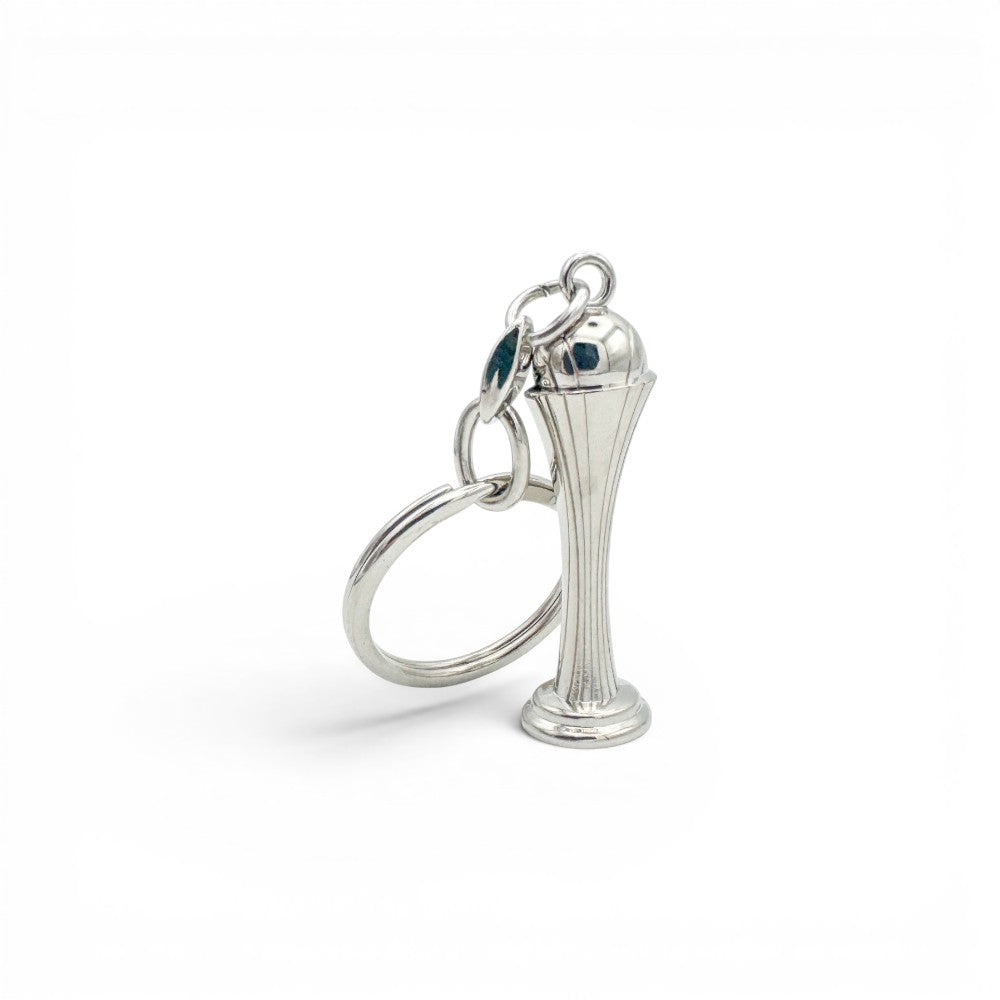 Backside view of the Women's DFB Pokal trophy keyring