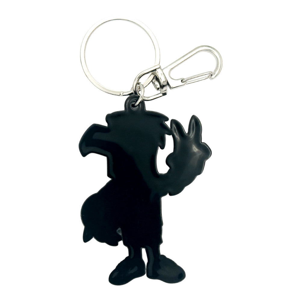 Rückansicht des Paule Maskottchens Schlüsselanhänger – offizielles DFB-Lizenzprodukt aus PVC