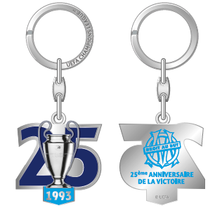 UEFA Champions League - Schlüsselanhänger "25. Siegerjubiläum" (OM)
