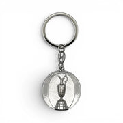 The Open Trophy Schlüsselanhänger aus silberfarbenem Metall mit eingraviertem Claret Jug Motiv