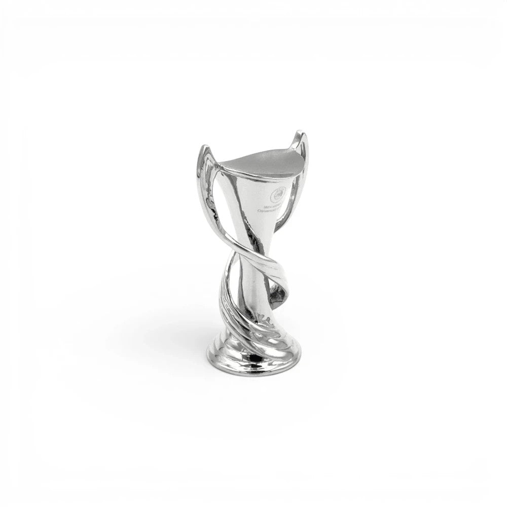 UEFA Women's Champions League Trophäen-Nachbildung in Silber, 45 mm groß, detailliertes 3D-Design